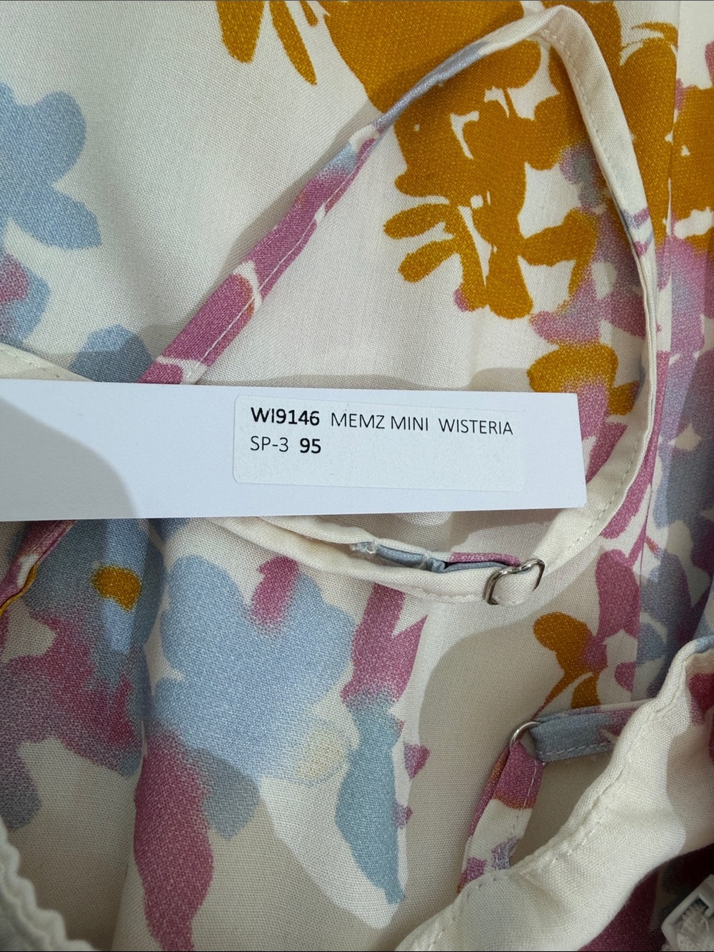 NWT Stillwater Memz Mini Dress Size M Wisteria Floral Print - Picture 6 of 7